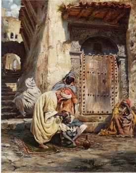 unknow artist Arab or Arabic people and life. Orientalism oil paintings 444 oil painting picture